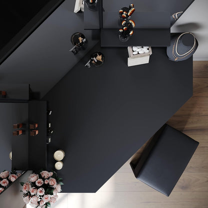 Makeup Desk with 3 Angle Mirror and 5 Drawers